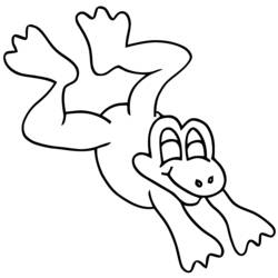 Coloring page: Frog (Animals) #7732 - Free Printable Coloring Pages