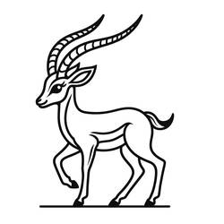 Gazelle (Animals) coloring page #219897 to print and color
