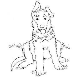 Coloring page: German Shepherd (Animals) #214069 - Free Printable Coloring Pages