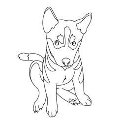Coloring page: German Shepherd (Animals) #214097 - Free Printable Coloring Pages