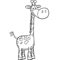 Giraffe (Animals) coloring page #177591 to print and color