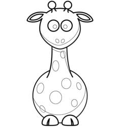 Coloring page: Giraffe (Animals) #7306 - Free Printable Coloring Pages
