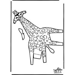 Coloring page: Giraffe (Animals) #7320 - Free Printable Coloring Pages