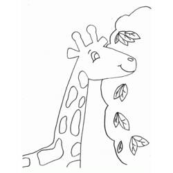 Coloring page: Giraffe (Animals) #7321 - Free Printable Coloring Pages