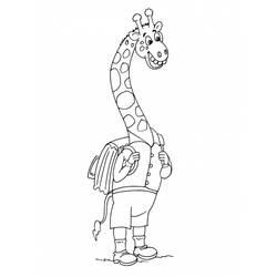 Coloring page: Giraffe (Animals) #7336 - Free Printable Coloring Pages