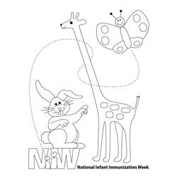 Coloring page: Giraffe (Animals) #7363 - Free Printable Coloring Pages