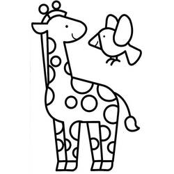 Coloring page: Giraffe (Animals) #7374 - Printable coloring pages