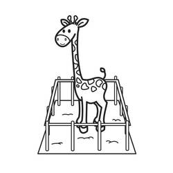 Coloring page: Giraffe (Animals) #7391 - Free Printable Coloring Pages