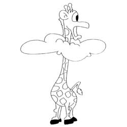 Coloring page: Giraffe (Animals) #7415 - Free Printable Coloring Pages