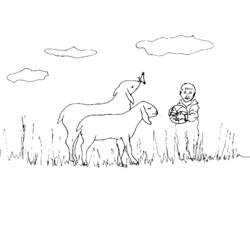 Coloring page: Goat (Animals) #2429 - Free Printable Coloring Pages
