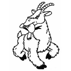 Coloring page: Goat (Animals) #2462 - Free Printable Coloring Pages