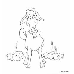 Coloring page: Goat (Animals) #2490 - Free Printable Coloring Pages