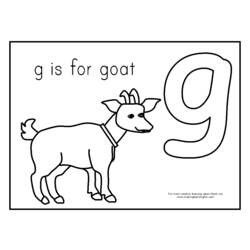 Coloring page: Goat (Animals) #2496 - Printable coloring pages