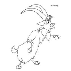 Coloring page: Goat (Animals) #2502 - Free Printable Coloring Pages