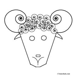 Coloring page: Goat (Animals) #2503 - Free Printable Coloring Pages