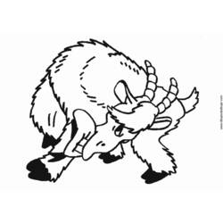 Coloring page: Goat (Animals) #2543 - Free Printable Coloring Pages