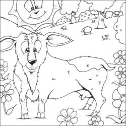 Coloring page: Goat (Animals) #2548 - Free Printable Coloring Pages