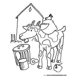 Coloring page: Goat (Animals) #2552 - Free Printable Coloring Pages