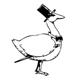 Coloring page: Goose (Animals) #11647 - Free Printable Coloring Pages