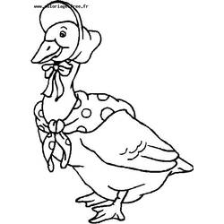 Coloring page: Goose (Animals) #11682 - Printable coloring pages