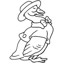 Coloring page: Goose (Animals) #11698 - Free Printable Coloring Pages