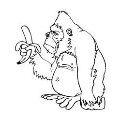 Gorilla (Animals) coloring page #188962 to print and color