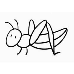 Coloring page: Grasshopper (Animals) #19789 - Printable coloring pages