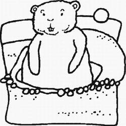 Coloring page: Groundhog (Animals) #10916 - Free Printable Coloring Pages