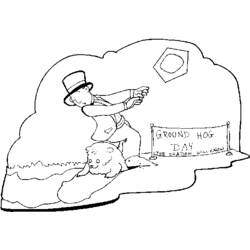 Coloring page: Groundhog (Animals) #10932 - Free Printable Coloring Pages