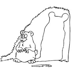 Coloring page: Groundhog (Animals) #10942 - Free Printable Coloring Pages
