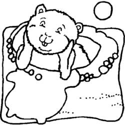 Coloring page: Groundhog (Animals) #10946 - Free Printable Coloring Pages