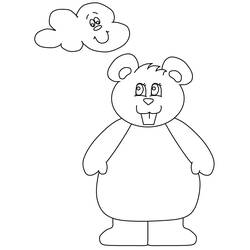 Coloring page: Groundhog (Animals) #10969 - Free Printable Coloring Pages