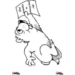 Coloring page: Groundhog (Animals) #11001 - Free Printable Coloring Pages