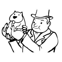 Coloring page: Groundhog (Animals) #11002 - Free Printable Coloring Pages