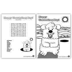 Coloring page: Groundhog (Animals) #11049 - Printable coloring pages