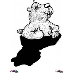 Coloring page: Groundhog (Animals) #11063 - Free Printable Coloring Pages
