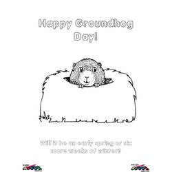 Coloring page: Groundhog (Animals) #11064 - Free Printable Coloring Pages