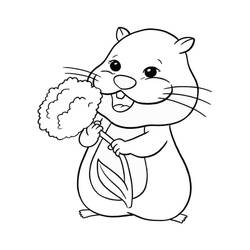 Hamster (Animals) coloring page #188804 to print and color
