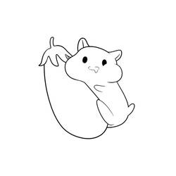 Hamster (Animals) coloring page #188814 to print and color