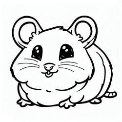 Hamster (Animals) coloring page #188825 to print and color