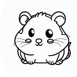 Hamster (Animals) coloring page #188826 to print and color