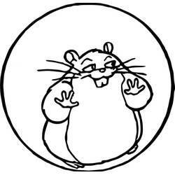 Hamster (Animals) coloring page #188837 to print and color