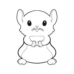 Hamster (Animals) coloring page #188847 to print and color