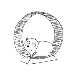 Hamster (Animals) coloring page #188850 to print and color
