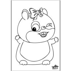Coloring page: Hamster (Animals) #8031 - Free Printable Coloring Pages