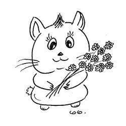 Coloring page: Hamster (Animals) #8046 - Free Printable Coloring Pages