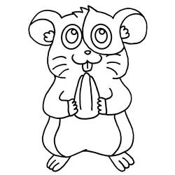 Coloring page: Hamster (Animals) #8050 - Free Printable Coloring Pages