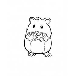 Coloring page: Hamster (Animals) #8052 - Printable coloring pages