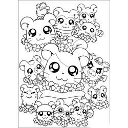 Coloring page: Hamster (Animals) #8058 - Printable coloring pages