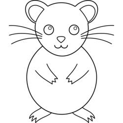 Coloring page: Hamster (Animals) #8063 - Free Printable Coloring Pages